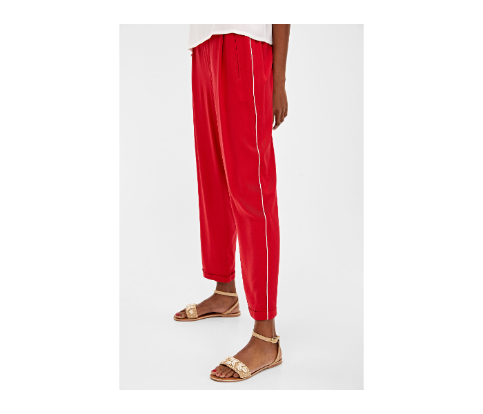 Springfield AW19 Cotton Plain Pant EU 36 For Women - Red - Zoom Image 1