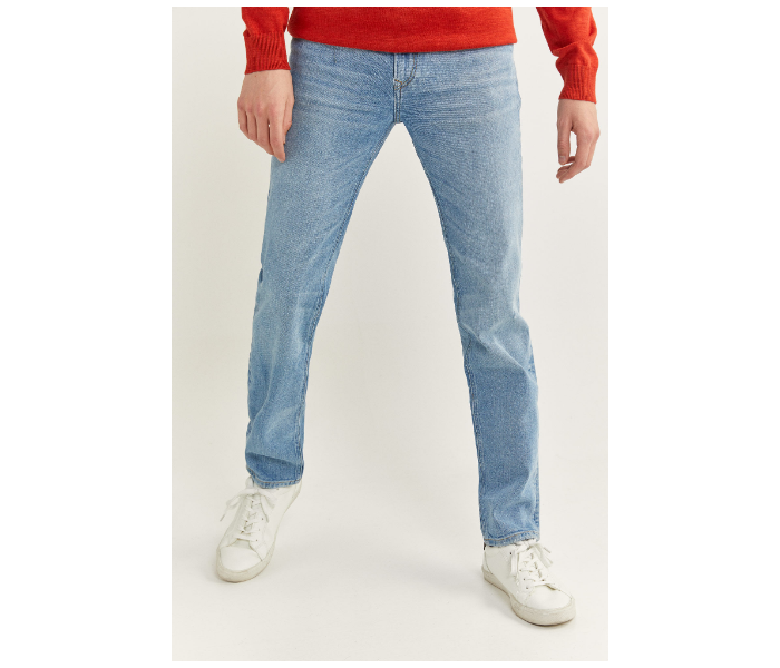 Springfield SS20 Denim Trouser EU 30 For Men - Light Blue - Zoom Image 2