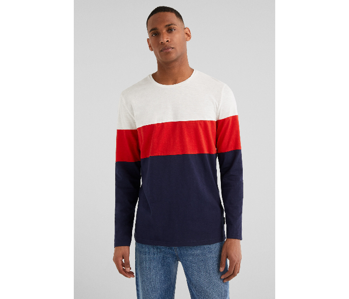 Springfield SS19 Basic Striped T-Shirt Extra Large - Red - Zoom Image 1