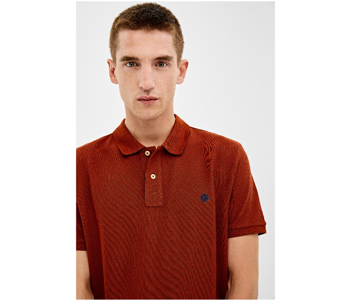 Springfield AW19 Basic Polo T Shirt XXL - Wine - Zoom Image 4