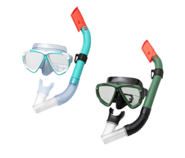 Bestway 24053 Hydro Pro Dive Mira Mask and Snorkel Set - Green - Zoom Image 2