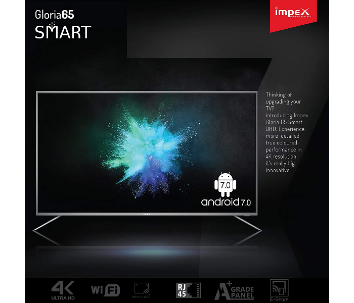 Impex 65 inches 4K Smart LED TV - Black(Delivery Available Only In India) - Zoom Image 3