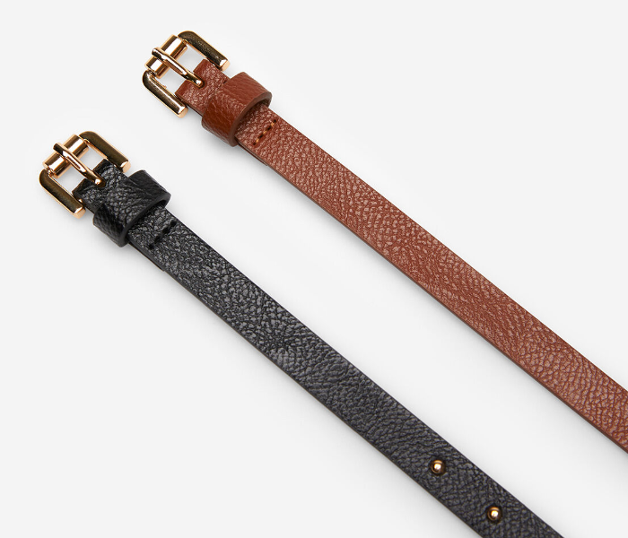 Springfield AW19 Belt 95 For Women - Black and Brown - Zoom Image 1