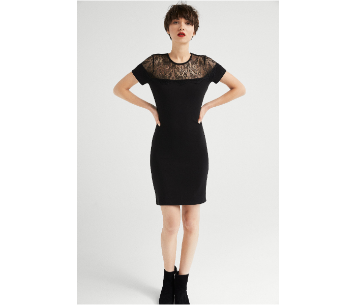 Springfield SS19 Woven Dress Medium - Midnight Black - Zoom Image 1