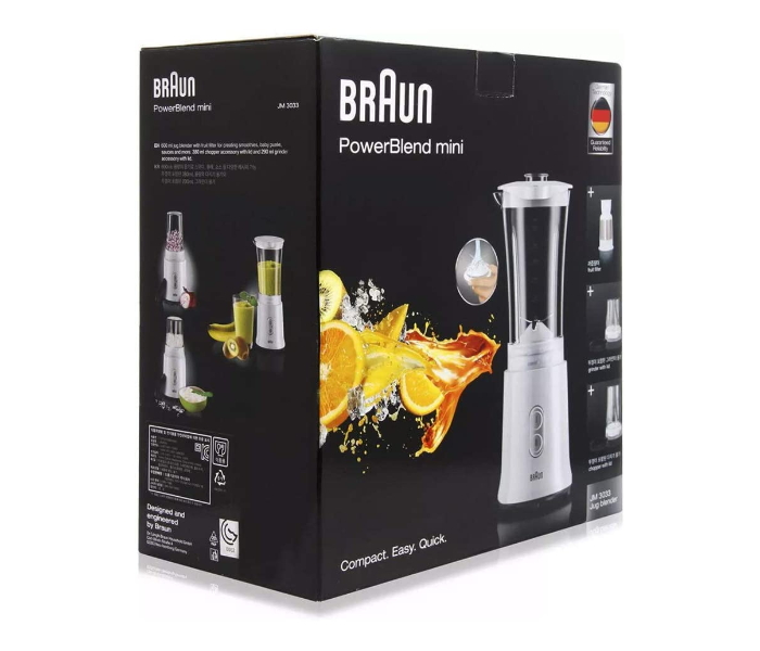 Braun JM3033 Power Blend Mini Jug Blender - White - Zoom Image 4