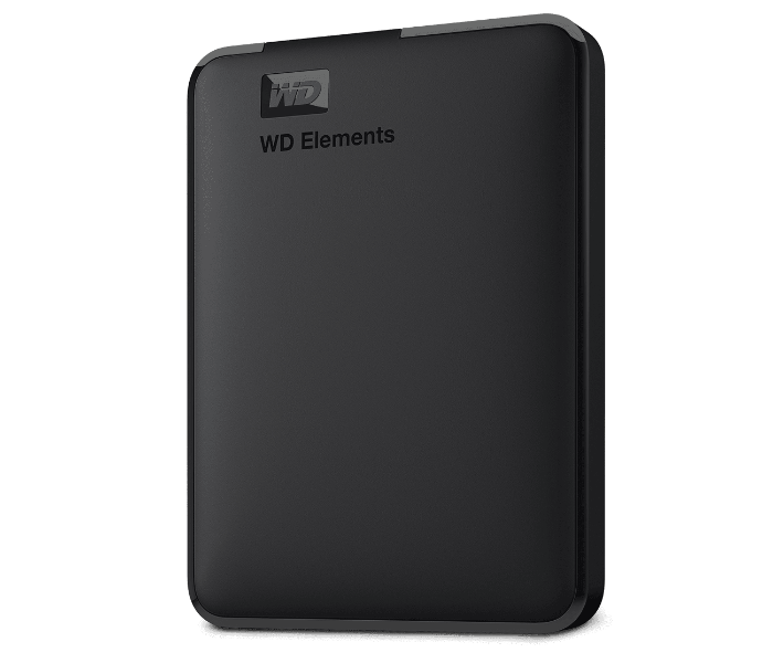 Western Digital WD Elements Portable 1TB External Hard Disk - Black - Zoom Image 2