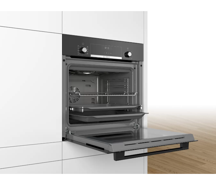 Bosch HBJ538EB0M 60 Cm Series 4 Built-In Oven - Black - Zoom Image 5