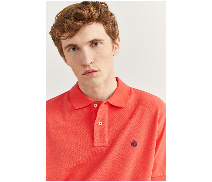 Springfield SS20 Basic Polo T Shirt Large - Orange - Zoom Image 2