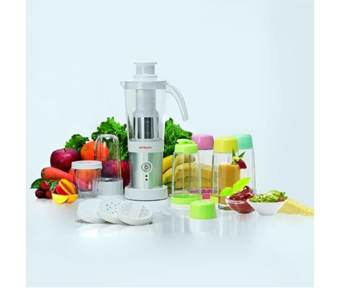 Crownline BL-184 220W 21-Piece Handheld Multifunctional Blender Set - White - Zoom Image 2