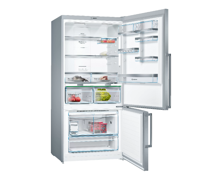 Bosch KGN86AI30M Series 6 Free Standing Fridge with Anti-Fingerprint - Stainless Steel - Zoom Image 1