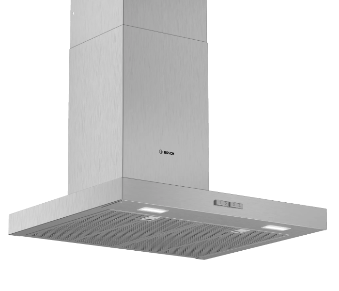 Bosch DWB64BC51B 60 Cm Series 2 Wall-Mounted Cooker Hood  - Stainless Steel - Zoom Image 1