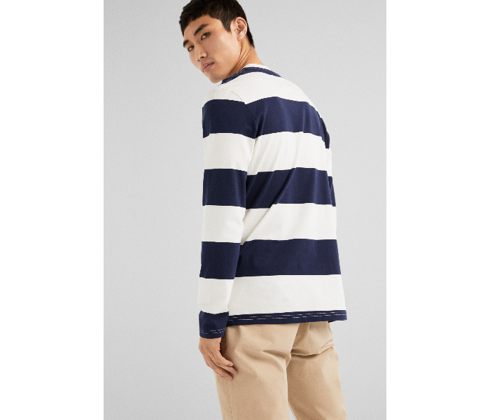 Springfield SS19 Basic Striped T-Shirt Large - Medium Blue - Zoom Image 4