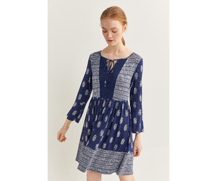 Springfield SS20 Woven Dress Small - Dark Blue - Zoom Image 5