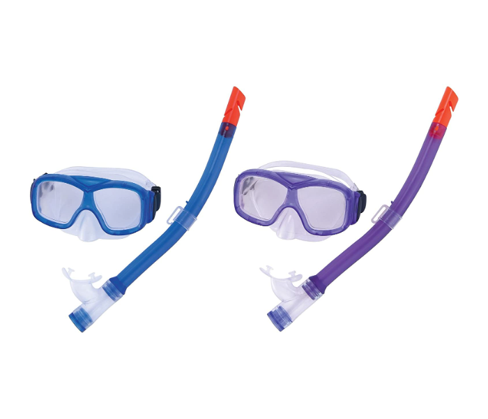 Bestway 24011 Hydro Pro Explorer Series Mask and Snorkel Set - Purple - Zoom Image 2