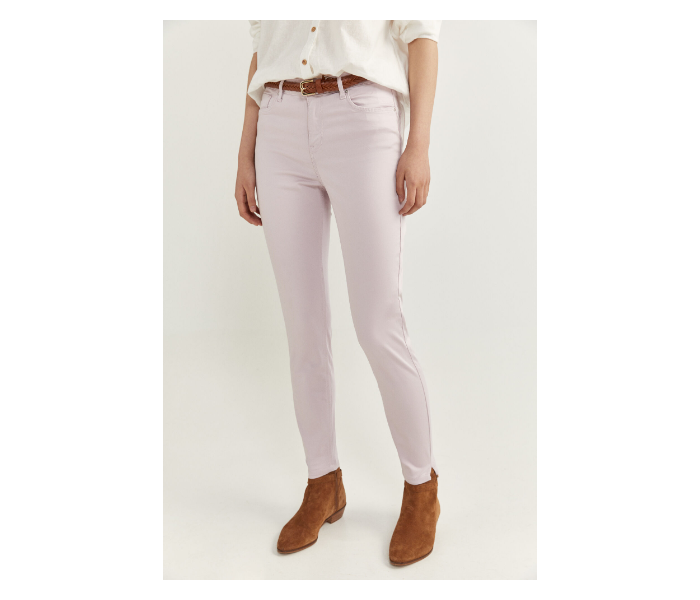 Springfield SS20 Plain Trouser Pant EU 44 For Women  - Light Pink - Zoom Image 2