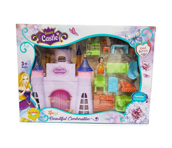 Family Center Castle Set With Light and Music - Purple - Zoom Image 1