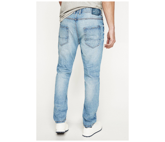 Springfield SS18 Denim Trousers EU 30 For Men – Medium Blue - Zoom Image 4