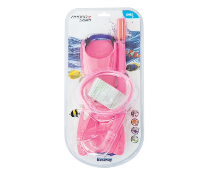 Bestway 25018 Hydro Splash Flapper Snorkel Set - Pink - Zoom Image 2