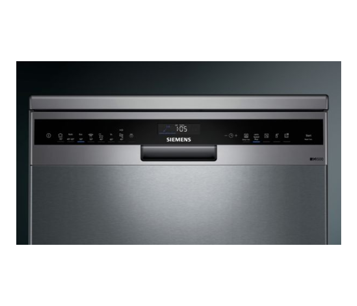 Siemens SN258I10TM  Free-Standing Dishwasher - Silver - Zoom Image 3