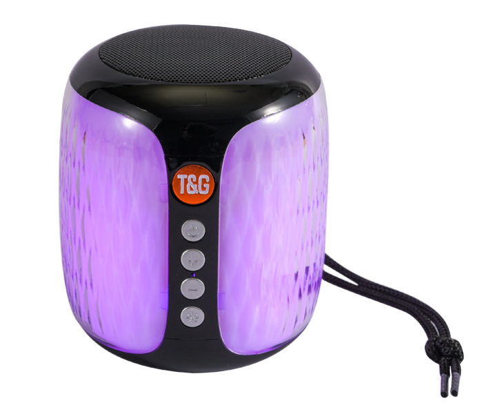 T and G TG-611 Portable Rechargable Wireless Speaker - Black - Zoom Image