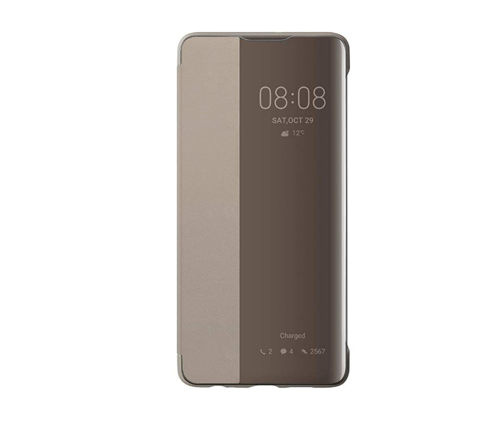 Huawei P30 Smart View Flip Cover - Khaki - Zoom Image 1