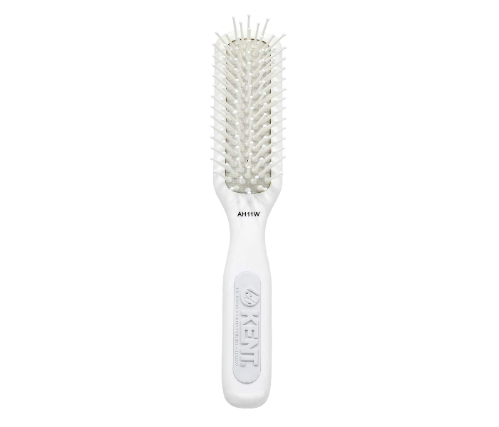 Kent AH11W Airhedz Pro Narrow Pin Hair Brush for Taming and Straightening - White - Zoom Image 4