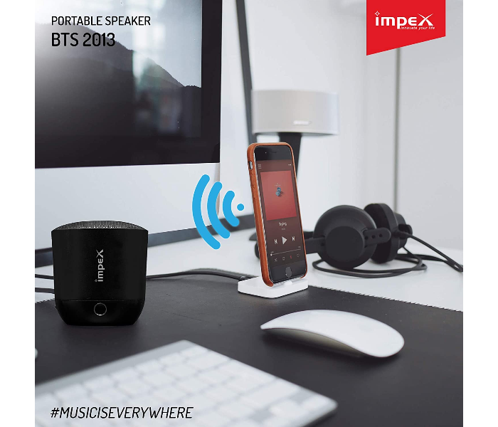 Impex BTS 2013 Multimedia Bluetoothspeaker - Black - Zoom Image 5