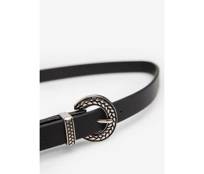 Springfield SS20 Belt 95 For Women - Black and Silver - Zoom Image 2