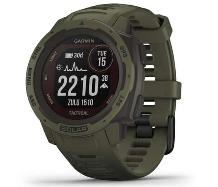 Garmin 010-02293-04 Instinct Solar Tactical Edition - Tactical Moss - Zoom Image 1