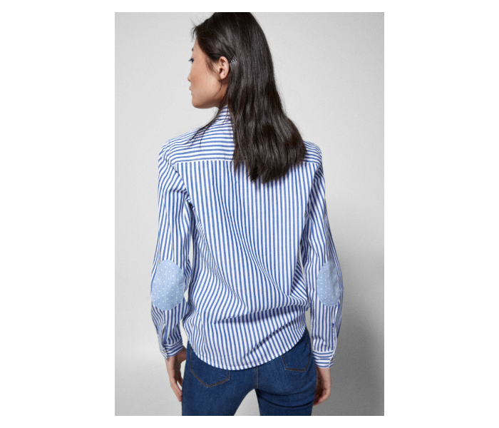 Springfield SS19 Long Sleeve Striped Blouse EU 34 For Women - Blue and White - Zoom Image 2