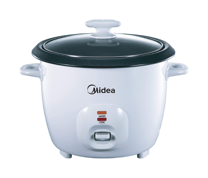 Midea MG-GP45B 1.8 Litre Electric Rice Cooker - White and Black - Zoom Image