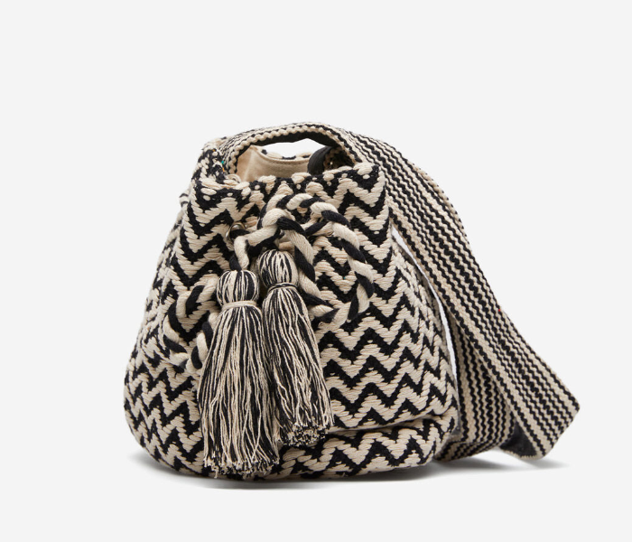 Springfield SS19 Sling Bag X-Small For Women - Black and White - Zoom Image 1