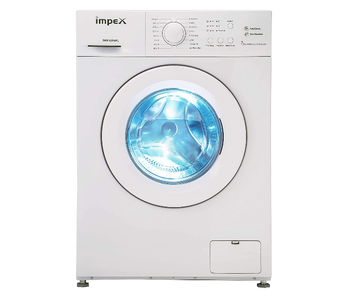 Impex IWM60FAFL 6Kg 1000 RPM Fully-Automatic Front-Load Washing Machine – White (Delivery Available Only In India) - Zoom Image 1