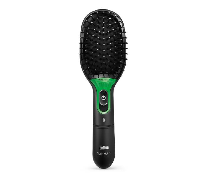 Braun BR710 Satin Hair Brush with Iontec Technology - Black - Zoom Image 1