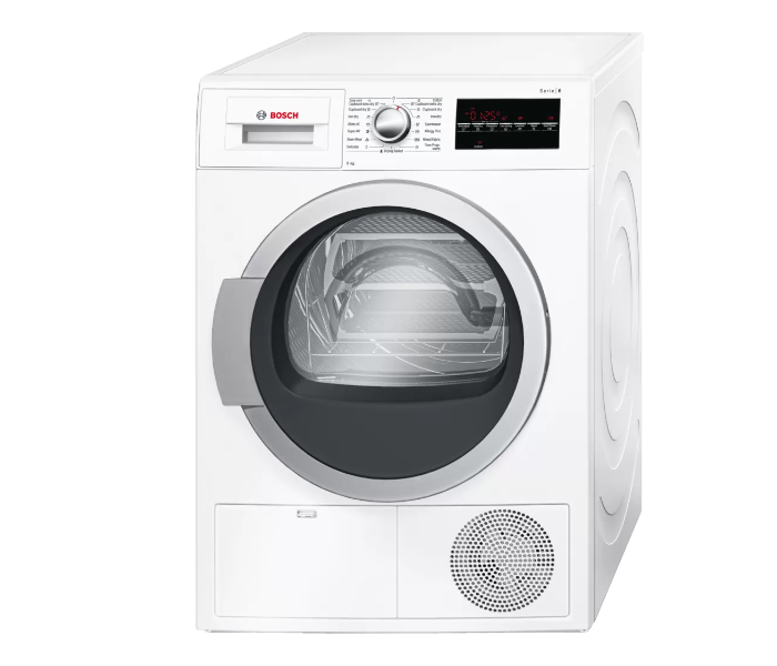 Bosch WTG86401GC 9 Kg Series 6 Condenser Tumble Dryer - White - Zoom Image 1