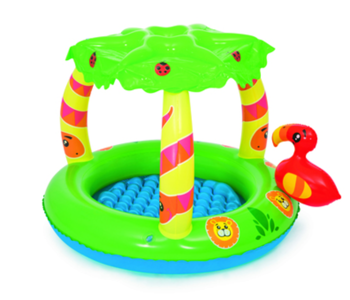 Bestway 52179 UV Careful Friendly Jungle Play Pool - Green and Red - Zoom Image 1