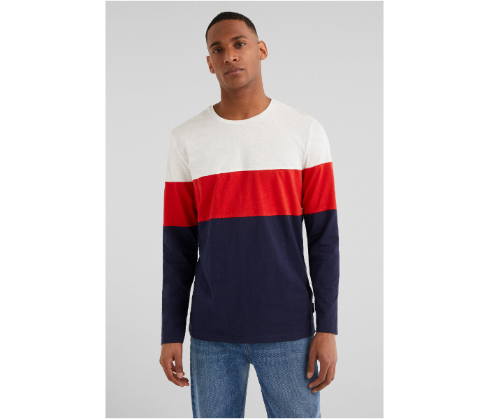 Springfield SS19 Basic Striped T-Shirt Large - Red - Zoom Image 1