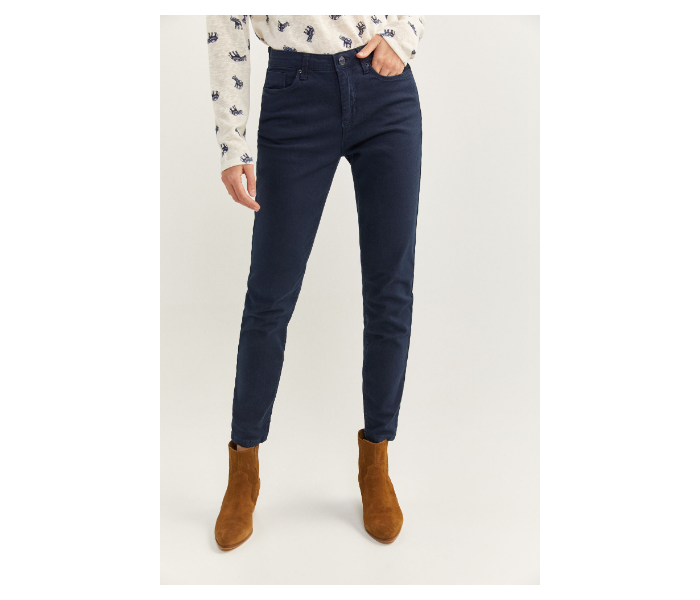 Springfield SS20 Plain Trouser Pant EU 42 For Women - Blue - Zoom Image 2