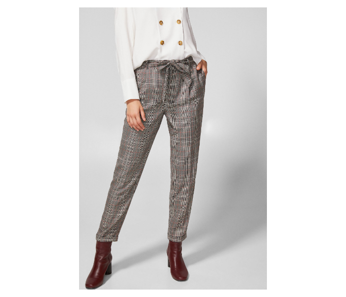 Springfield AW18 Cotton Fancy Pant EU 40 For Women - Charcoal Grey - Zoom Image 1