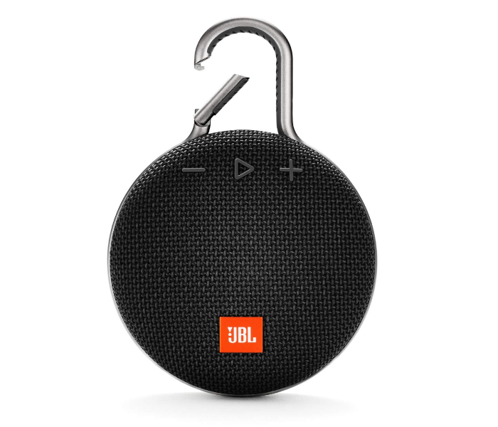 JBL Clip 3 Ultra-Portable Bluetooth Speaker - Black - Zoom Image 1