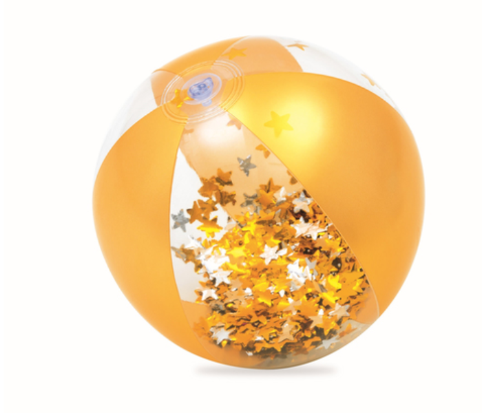 Bestway 31050 Glitter Fusion Beach Ball - Orange - Zoom Image 1