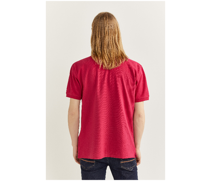 Springfield SS20 Basic Polo Shirts Extra Large - Fuchsia - Zoom Image 3