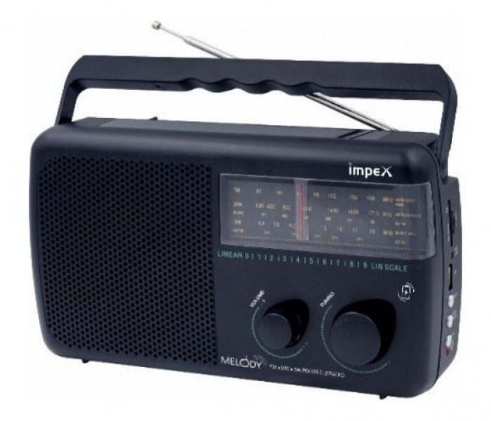 Impex Melody Portable Radio - Black - Zoom Image