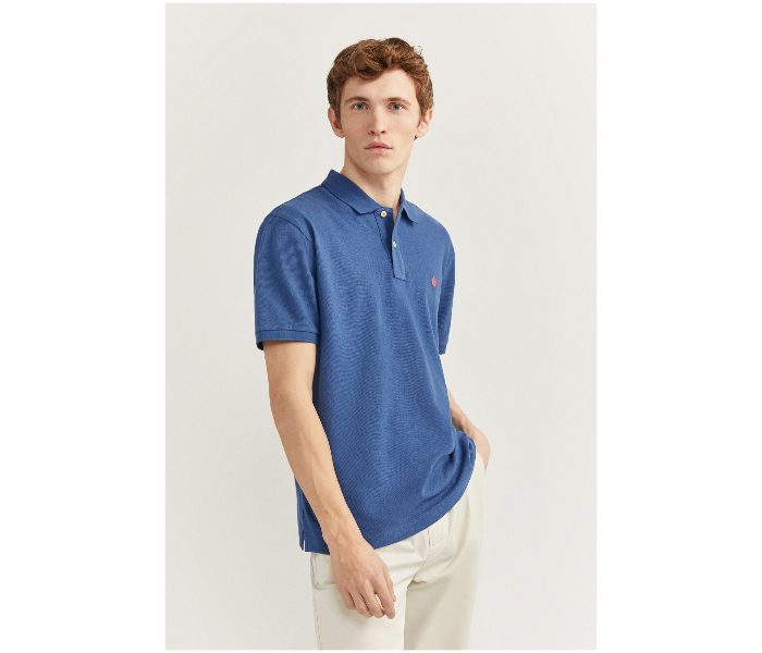 Springfield SS20 Basic Polo T Shirt XXXL - Blue - Zoom Image 2