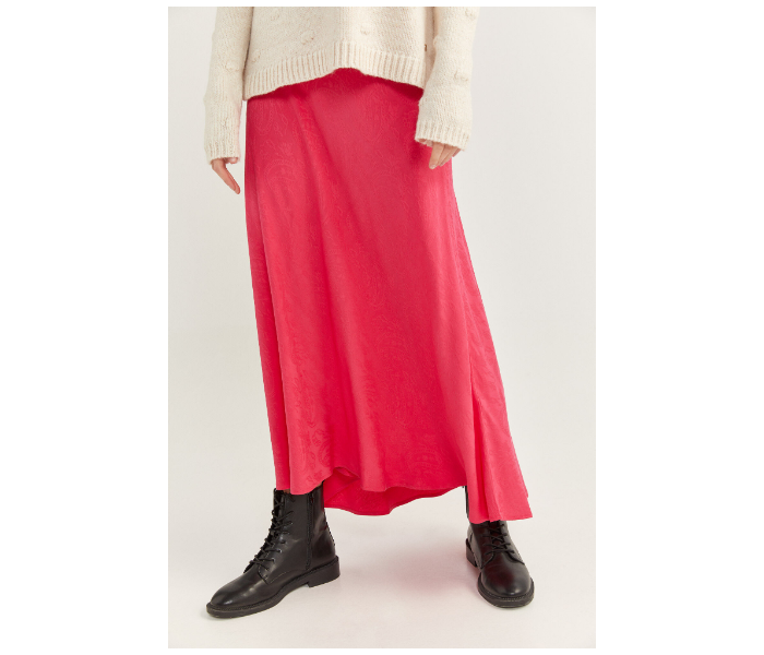 Springfield SS20 Solid Midi Skirt EU 36 For Women - Pink - Zoom Image 2