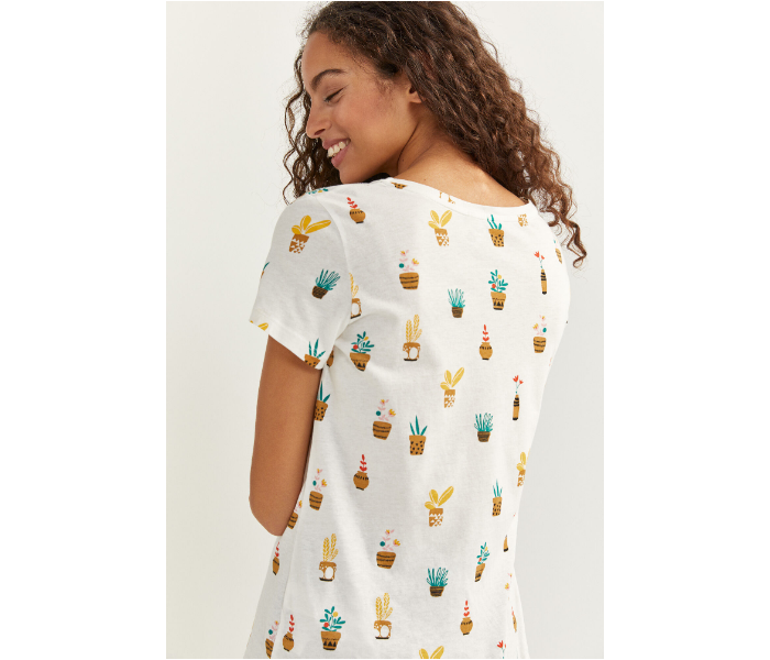 Springfield SS20 Doodle Print Tank Top Extra Small - Off White - Zoom Image 4