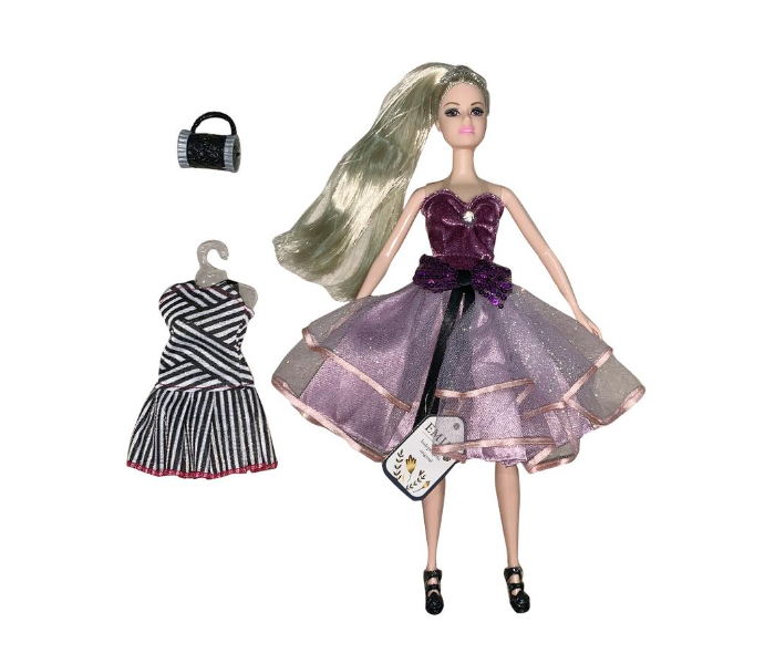 Basmah 11.5 inch Doll Set  - Purple - Zoom Image 1