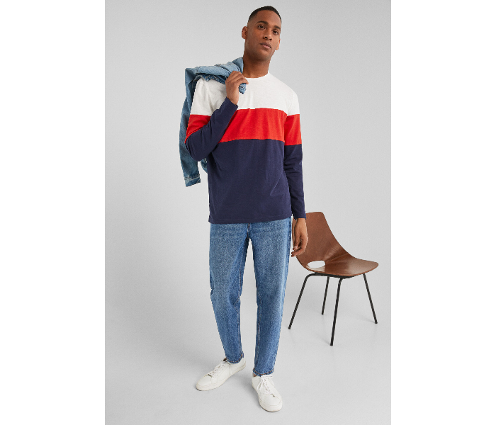 Springfield SS19 Basic Striped T-Shirt Extra Large - Red - Zoom Image 3