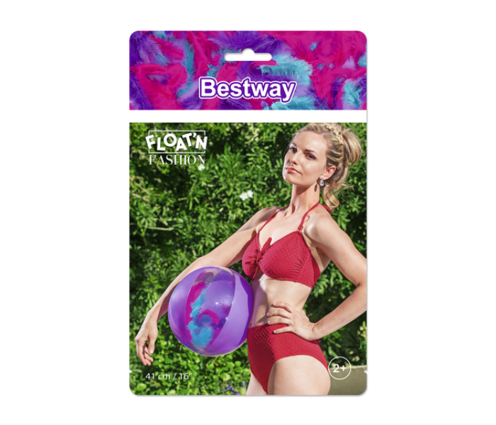 Bestway 31051 Flirty Feather Beach Ball - Purple - Zoom Image 6