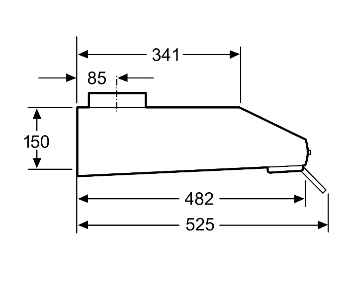 Bosch DHU665CGB 60 Cm Series 4 Built-Under Cooker Hood - Stainless Steel - Zoom Image 3